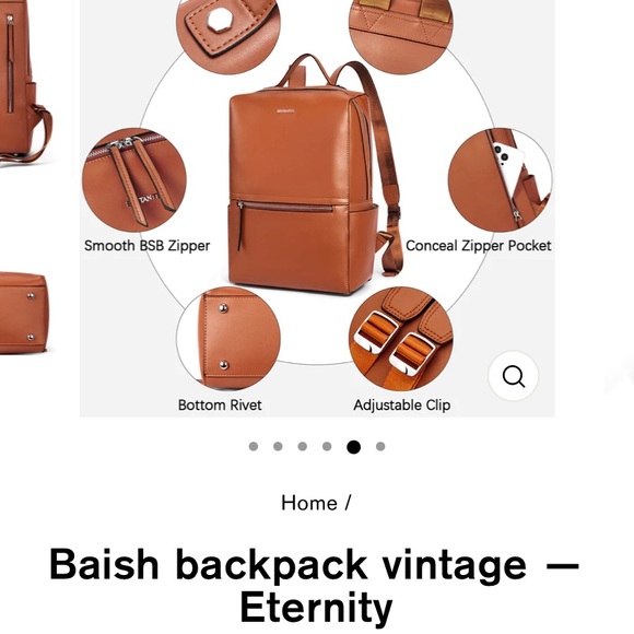 Bostanten Baish backpack vintage — Eternity - Picture 6 of 8